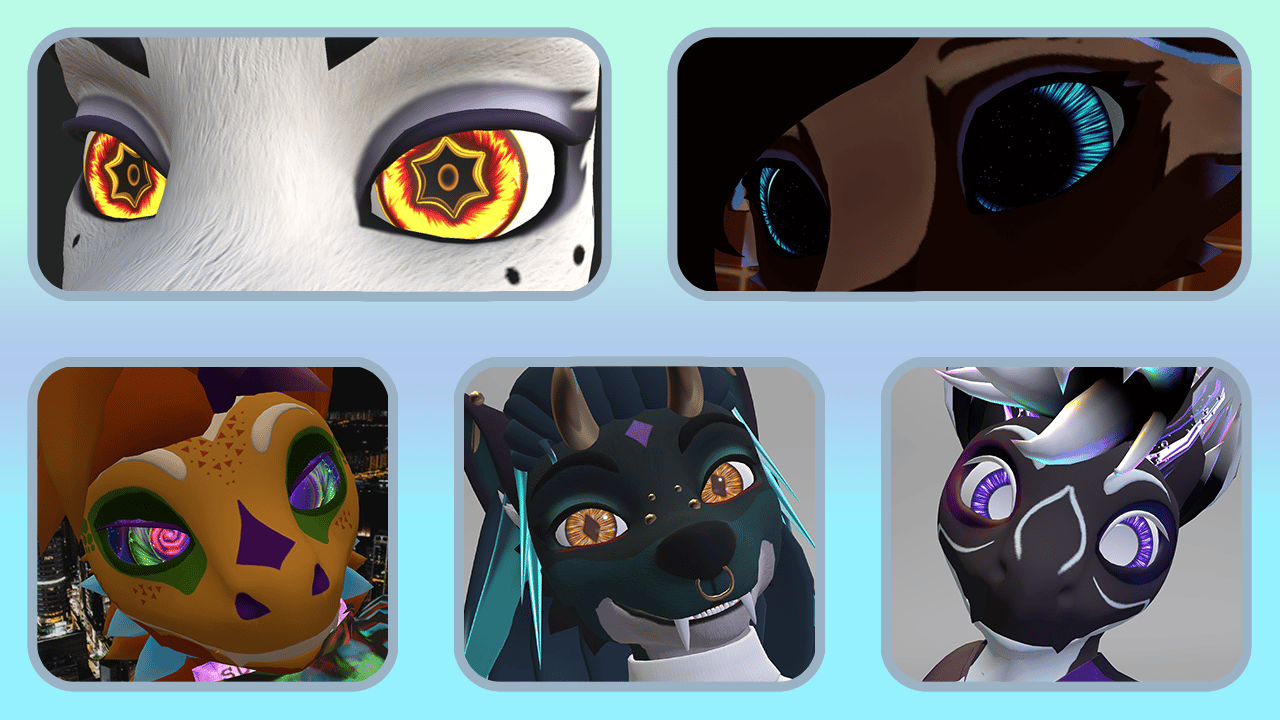 Ez_iZ VR Avatar Eye Material for Substance Painter