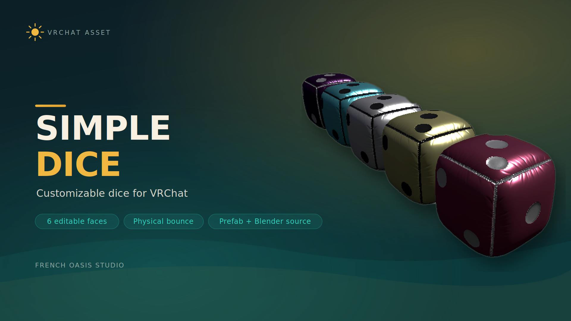 Simple Dice — Customizable VRChat Dice