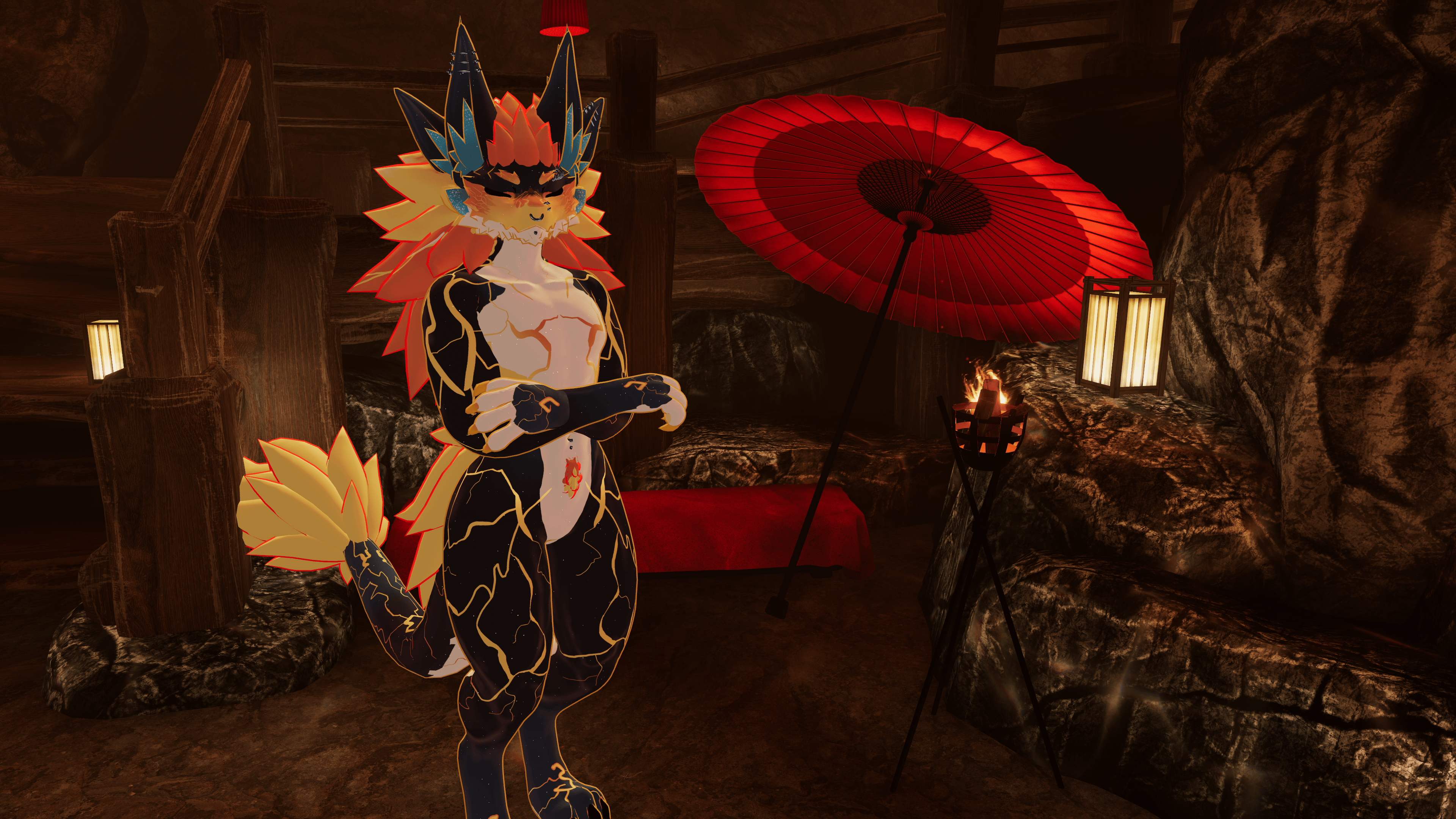 Kaelther the Fire Elemental Nightbeast retexture