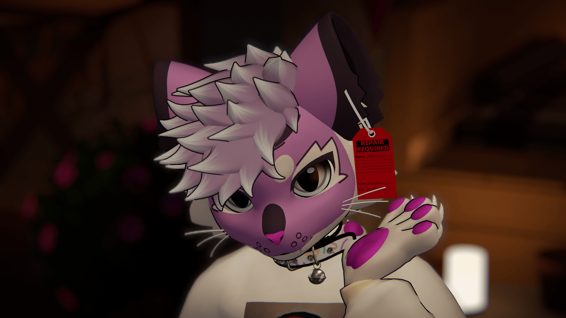 Lock Out Tag Out Repair Required Tag | FREE vrchat asset |