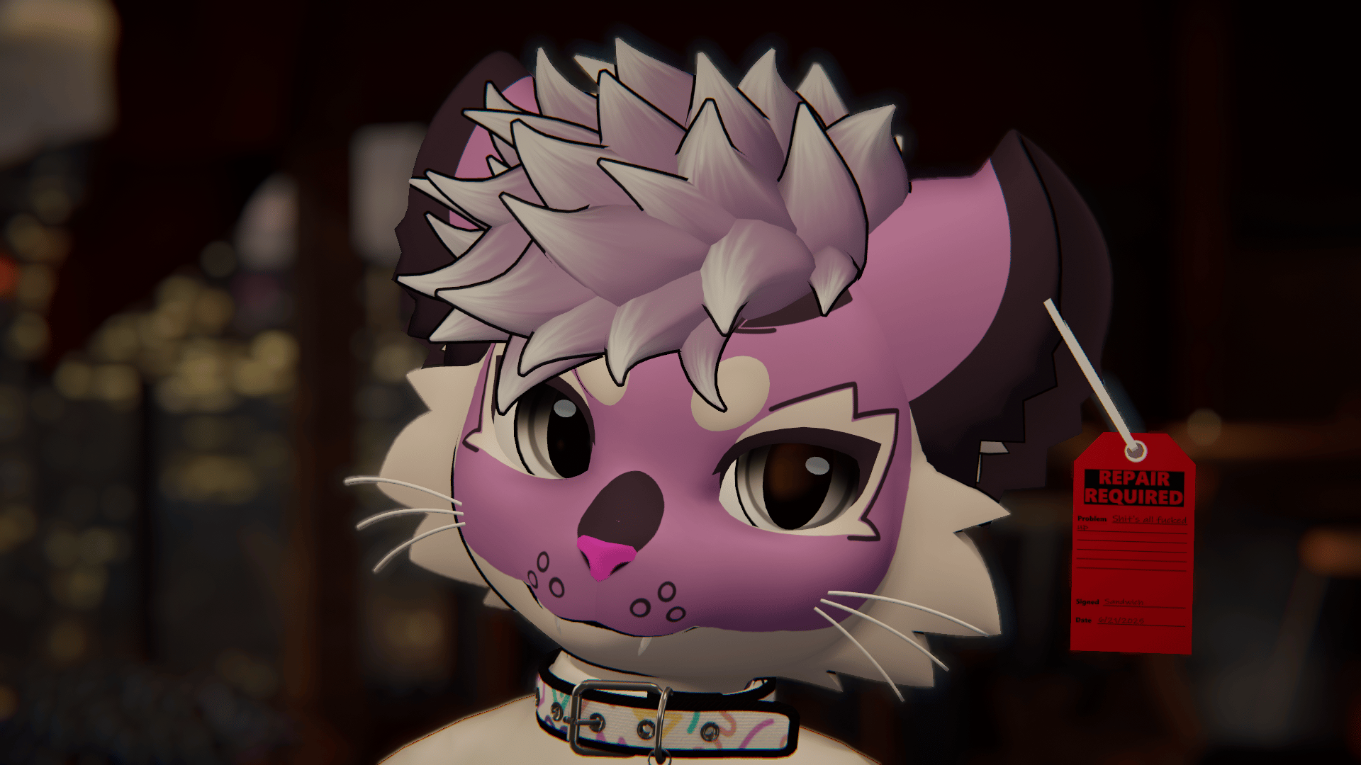 Lock Out Tag Out Repair Required Tag | FREE vrchat asset |