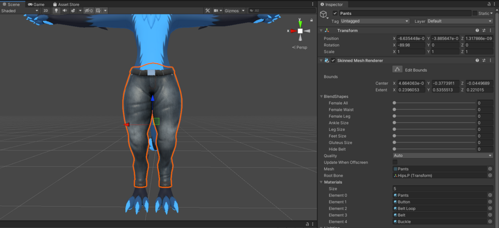 Denim pants for Nardoragon