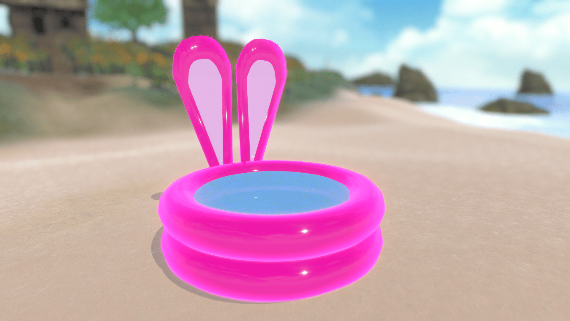 Bunny Pool Set! :D Pool World Drop and Pool Ring!