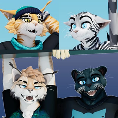 Feline VRchat Model