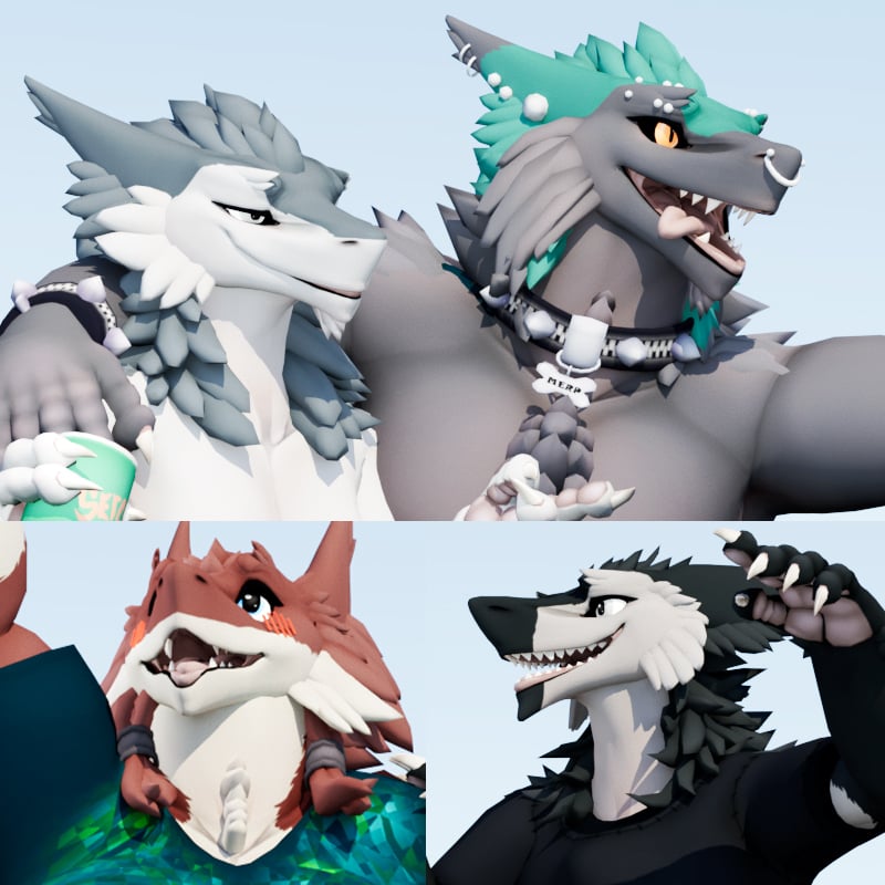 Sergal VRchat Model
