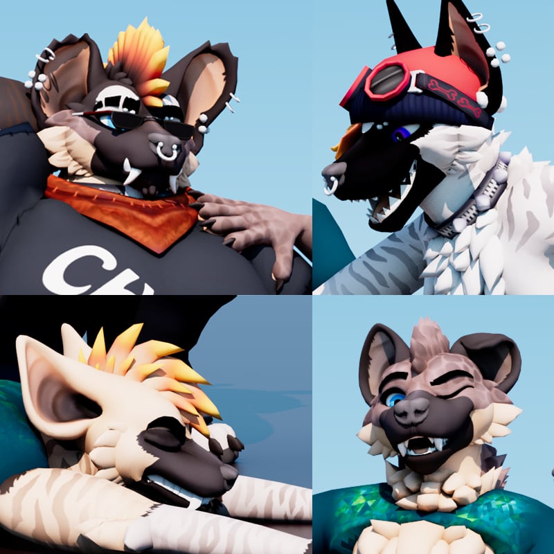 Hyena VRchat Model