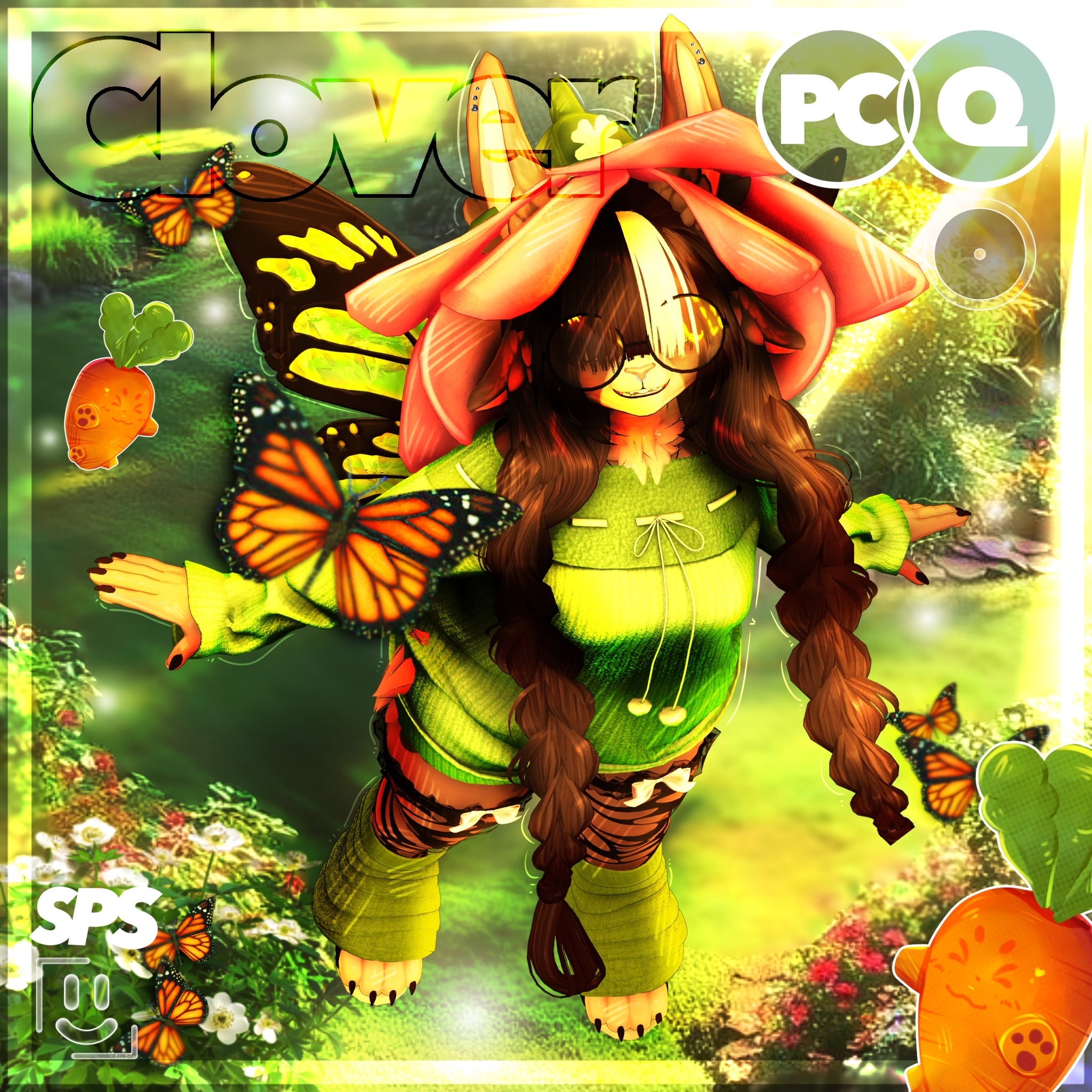 Clover the Spring Bunny || VRCFT || PC + QUEST + OPTI || NSFW + SFW