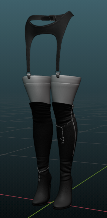 Tillie's Boots | VRCHAT 3D CLOTHING ASSET