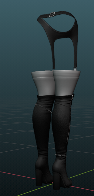 Tillie's Boots | VRCHAT 3D CLOTHING ASSET