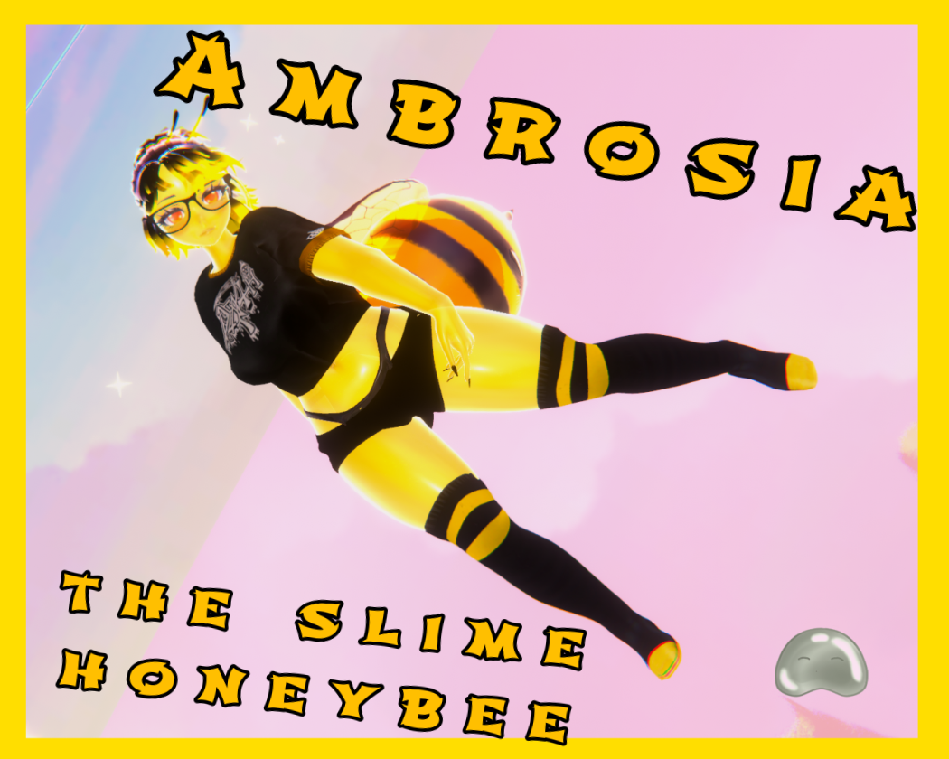 Ambrosia the slime honey bee (Pc and Quest Vrchat avatar)