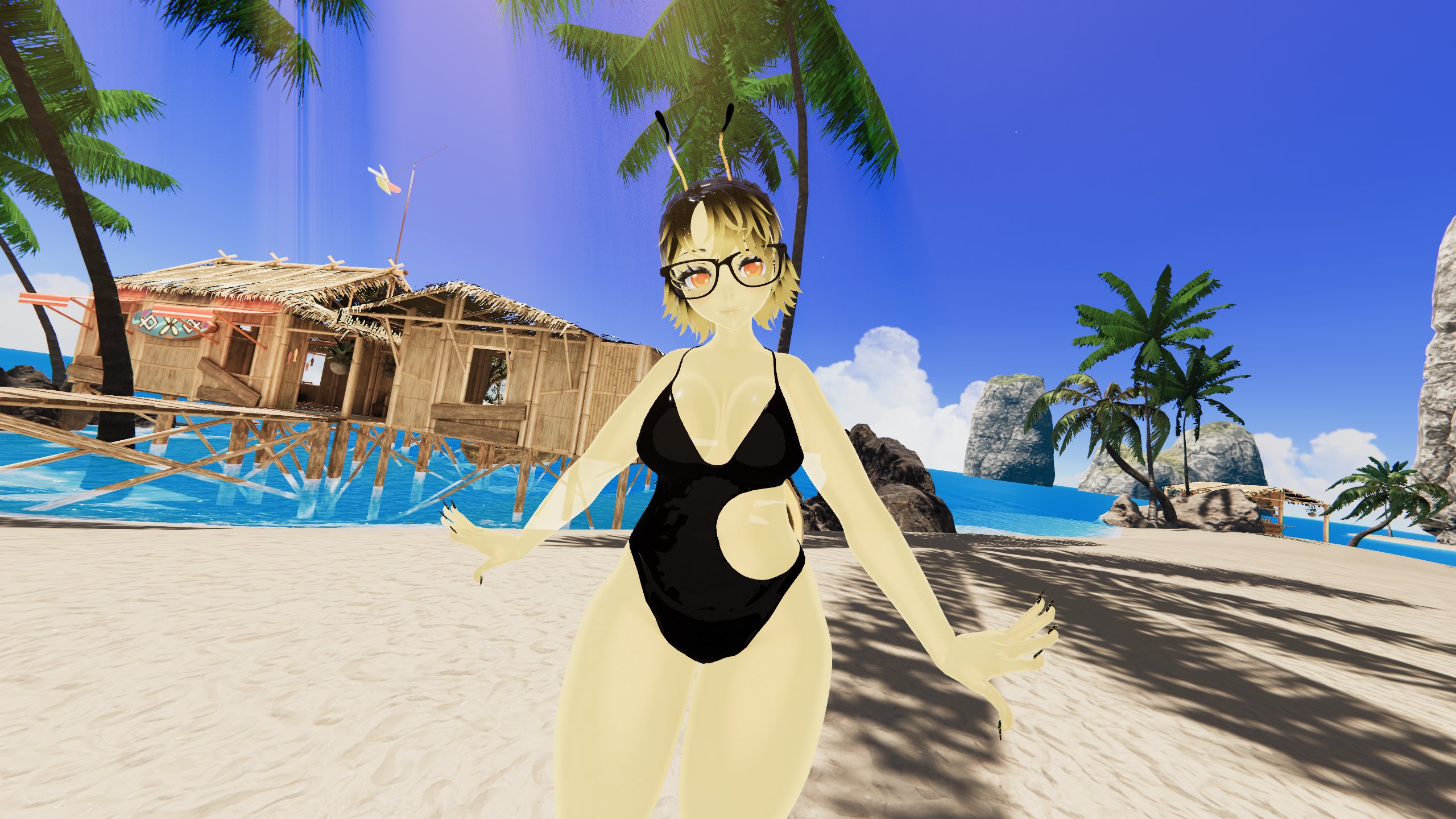 Ambrosia the slime honey bee (Pc and Quest Vrchat avatar)