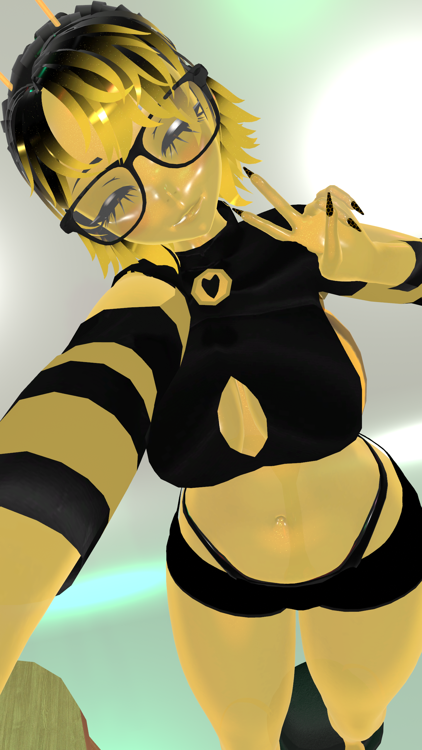 Ambrosia the slime honey bee (Pc and Quest Vrchat avatar)