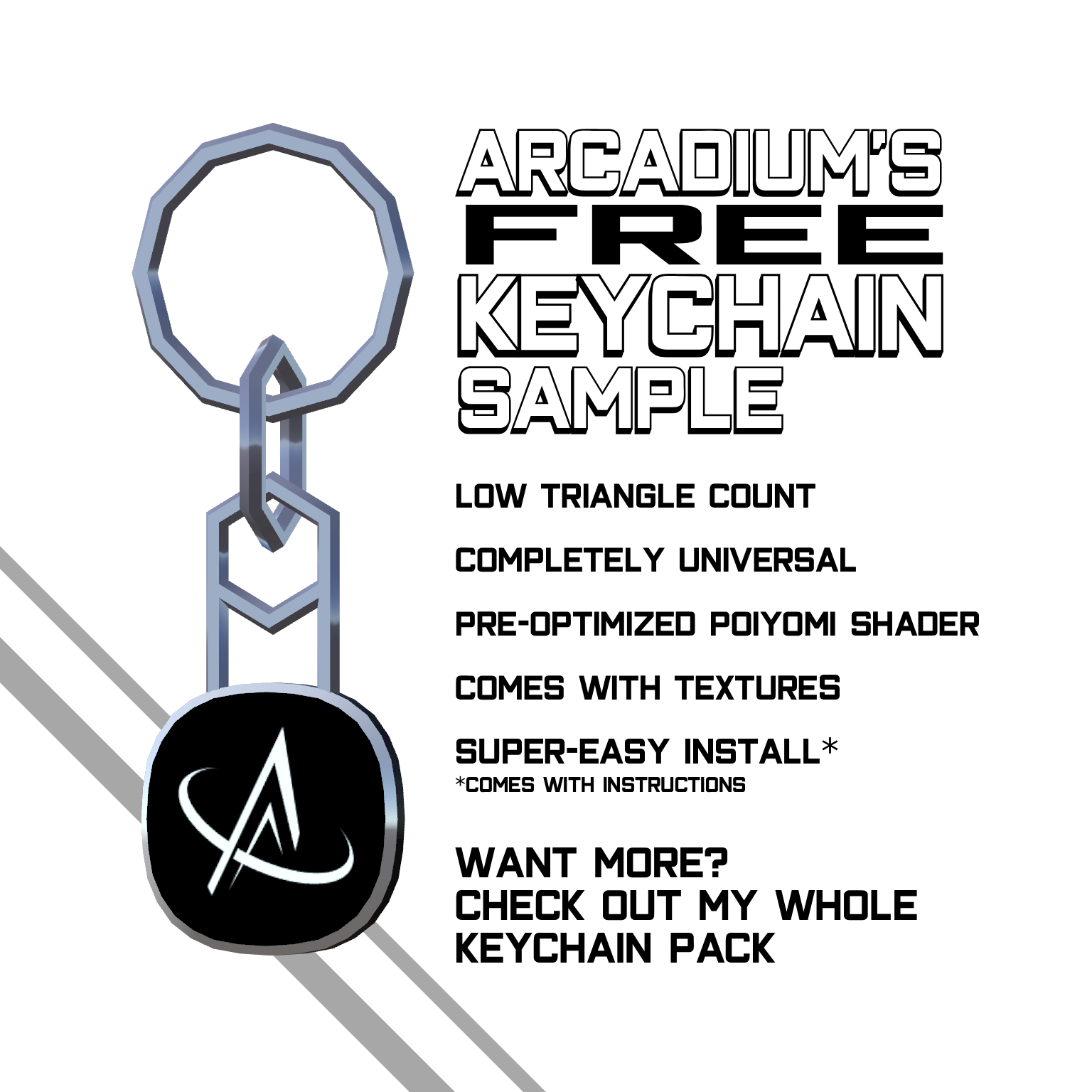 Arcadium's Free Keychain Sample