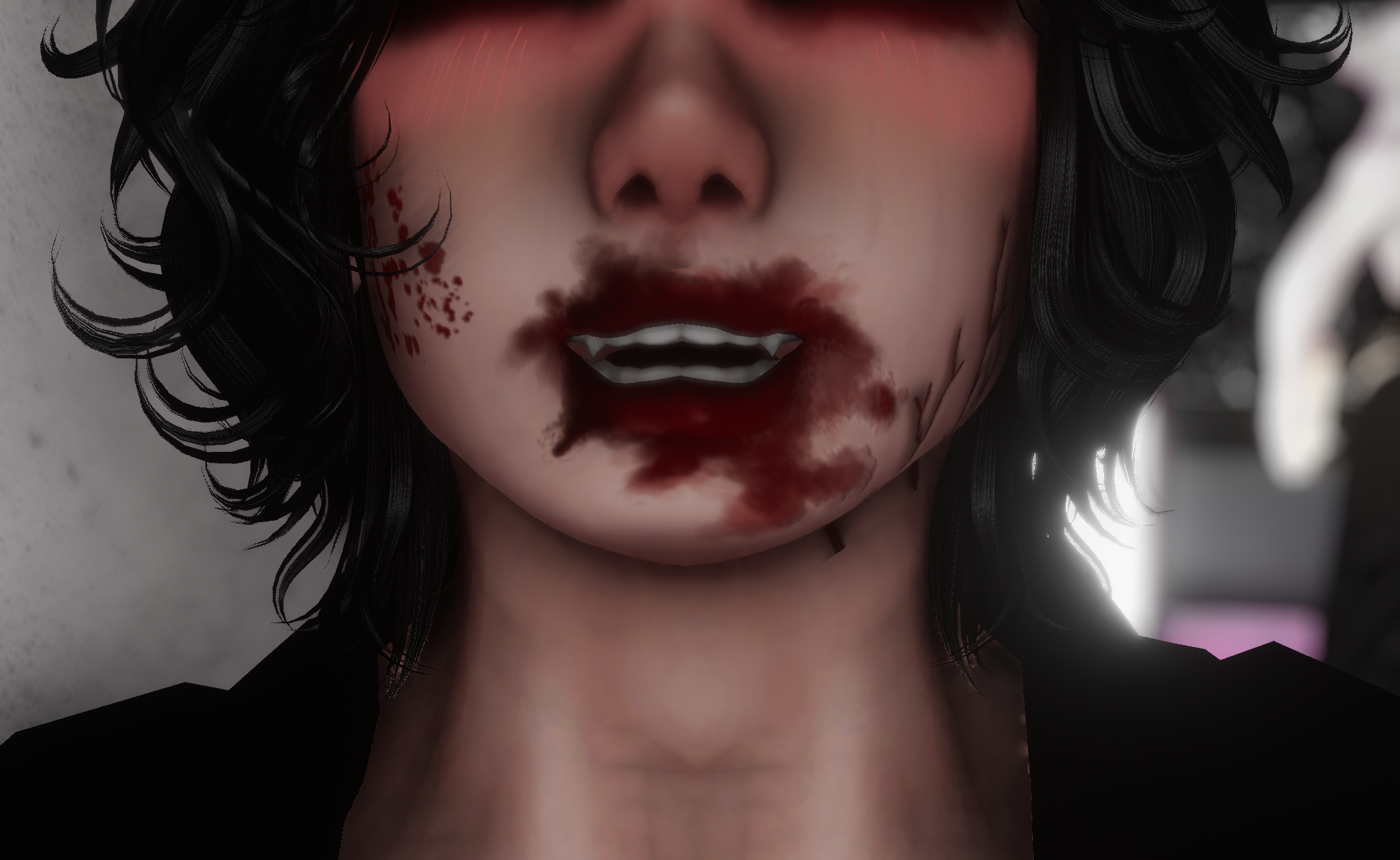 Makup Crimson lullaby Face Texture (Aki Head Male)