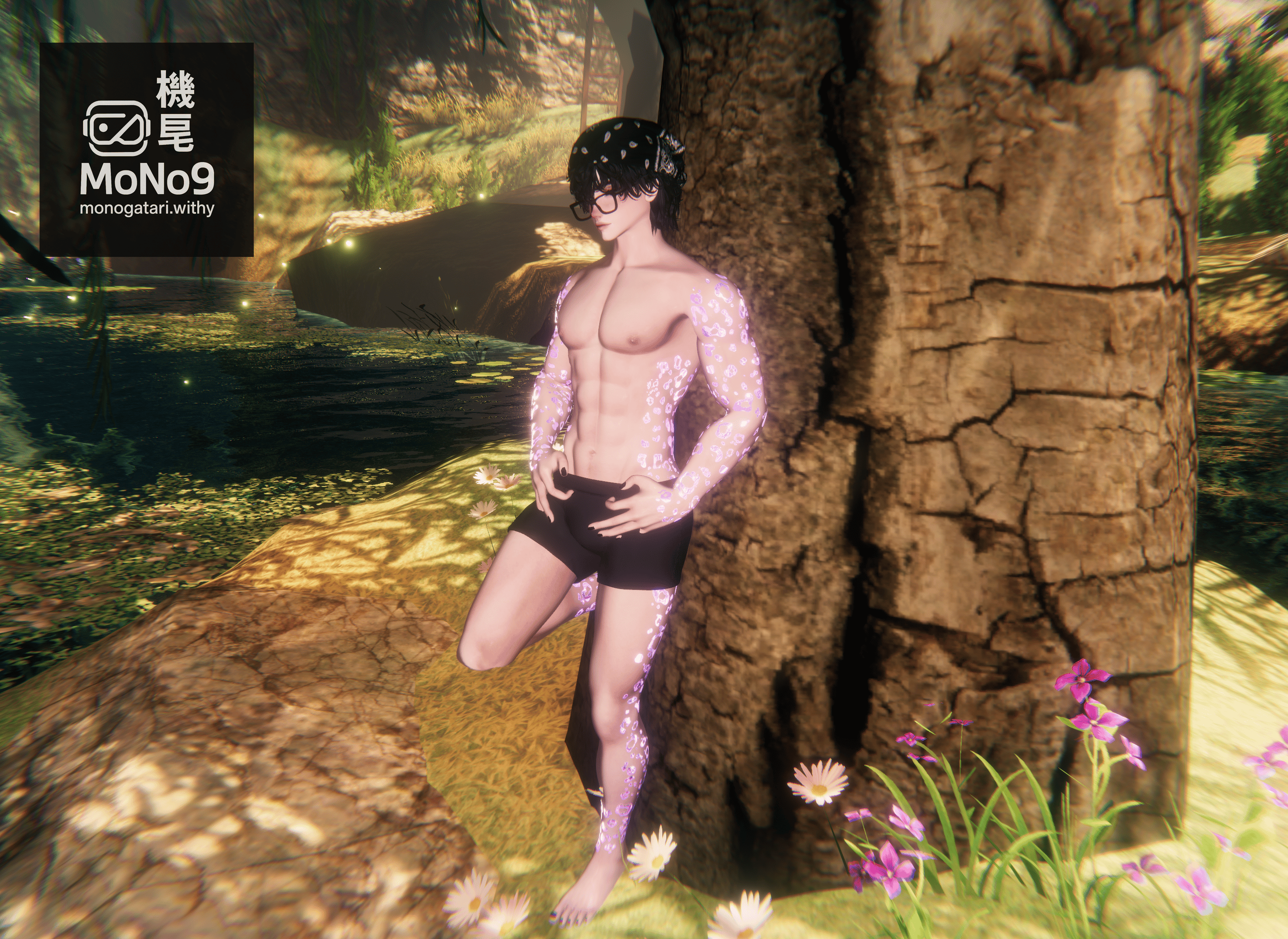 Leophard veil Tattoo texture(Akii,Dolly Molly,E-boy,E-Girl,Hazie, SlimFit,TVF)