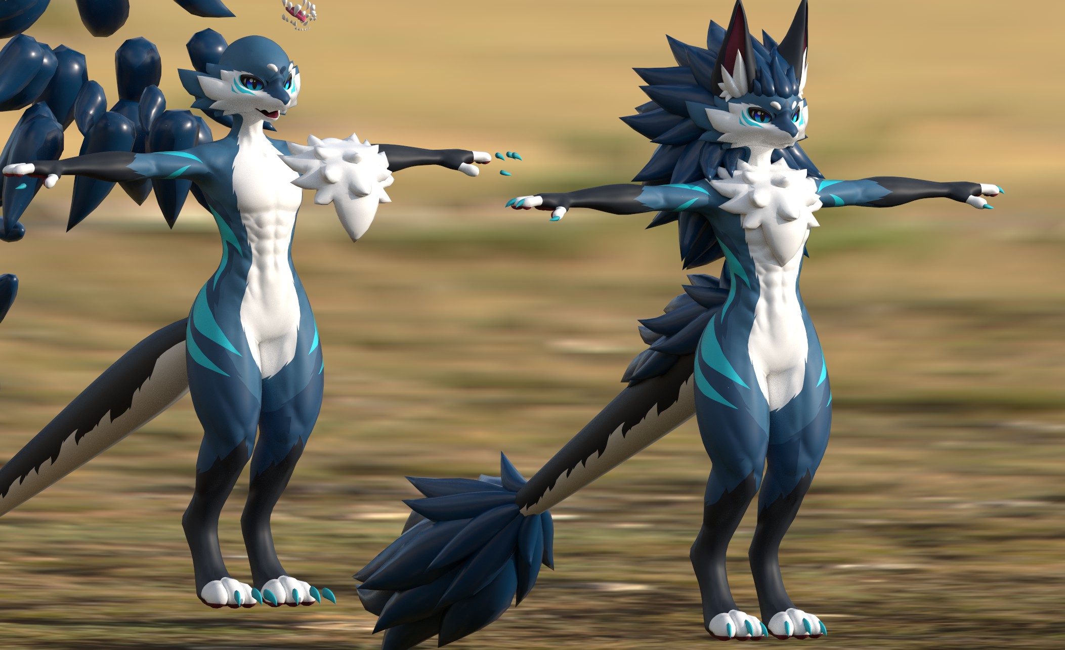 Novabeast Muscle Textures - Normal map, Ambient Occlusion, Cavity map for VRChat