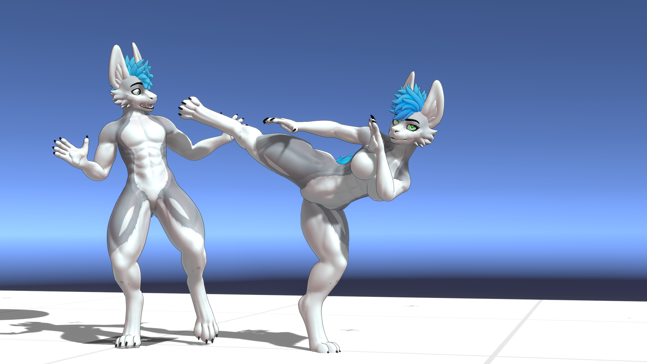 Waggan Muscle Textures - Normal map, Ambient Occlusion, Cavity map for VRChat