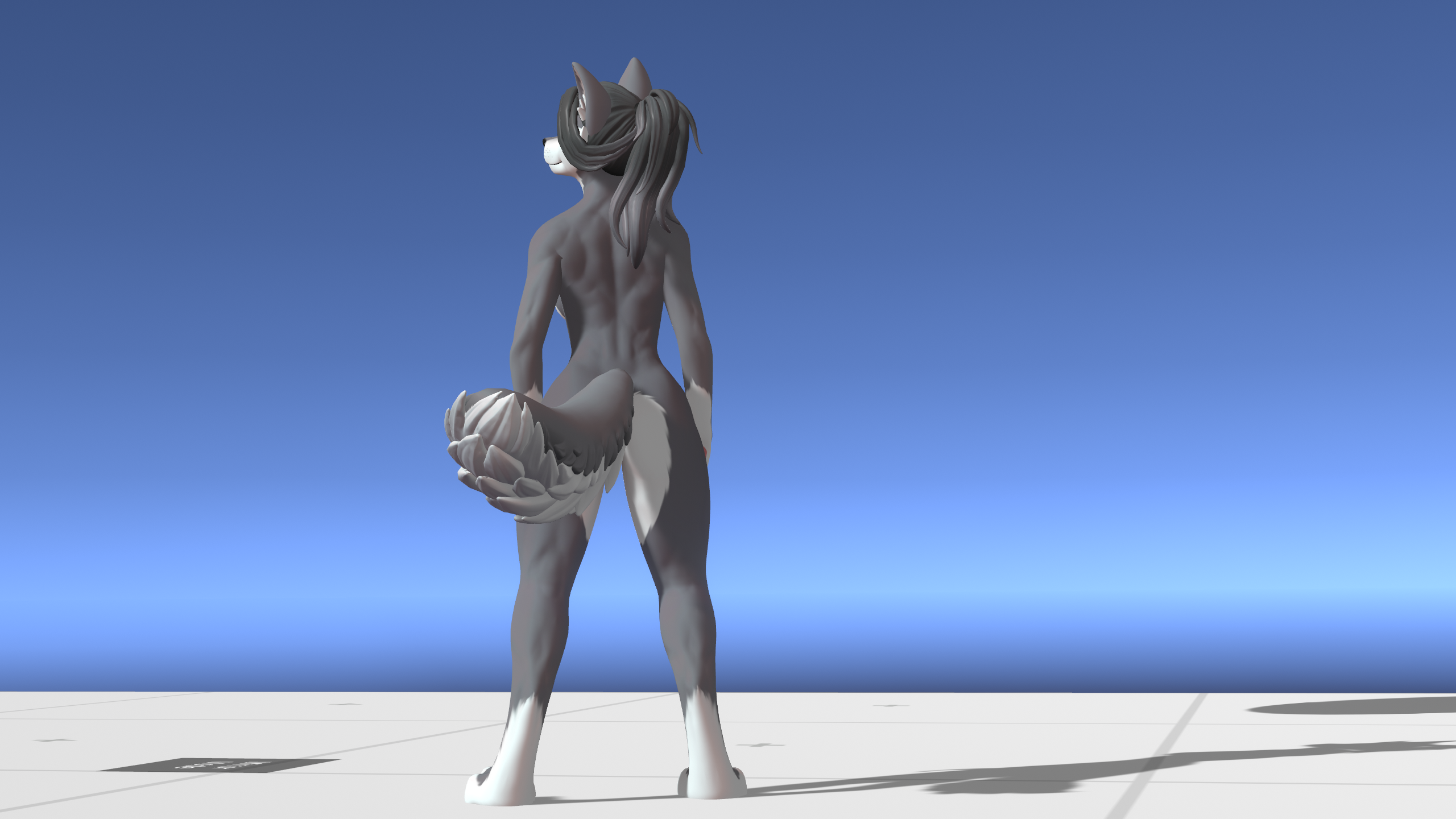 Winterpaw Fem Canine Muscle Textures - Normal map, Ambient Occlusion, Cavity map for VRChat