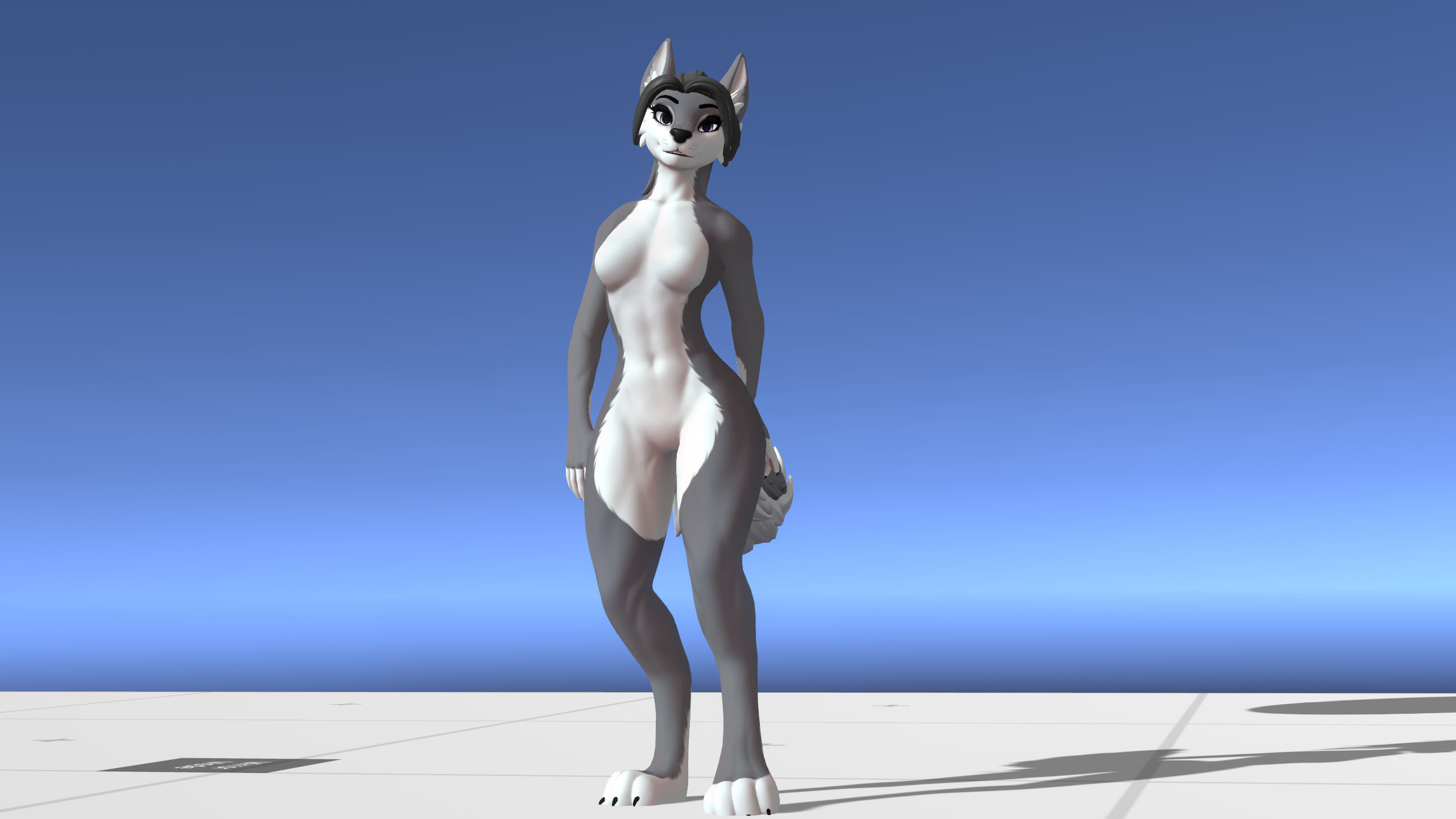 Winterpaw Fem Canine Muscle Textures - Normal map, Ambient Occlusion, Cavity map for VRChat