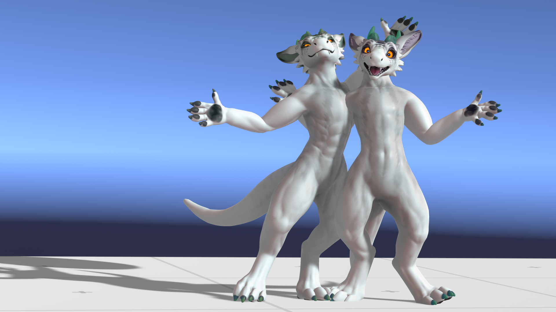 Moonfang Muscle Textures - Normal map, Ambient Occlusion, Cavity map for VRChat
