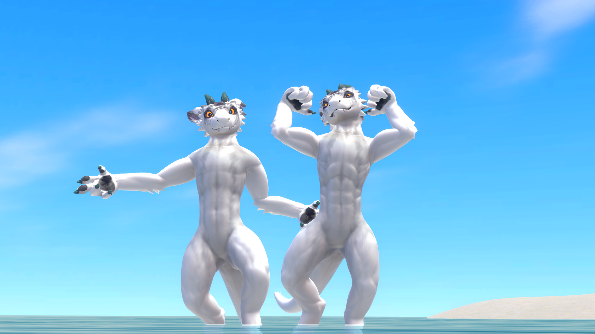 Moonfang Muscle Textures - Normal map, Ambient Occlusion, Cavity map for VRChat