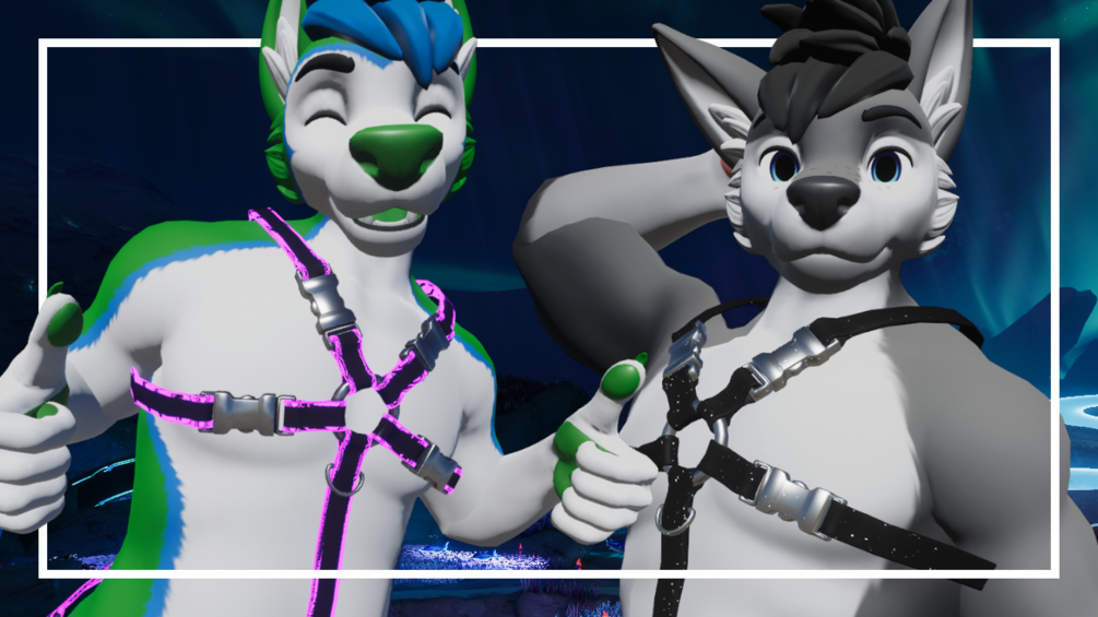 Full Body Harness for the Masculine Canine avatar