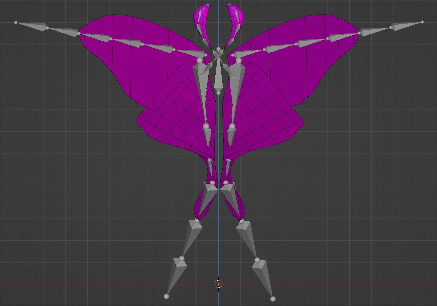 Kira's Moth Antenna and Wings