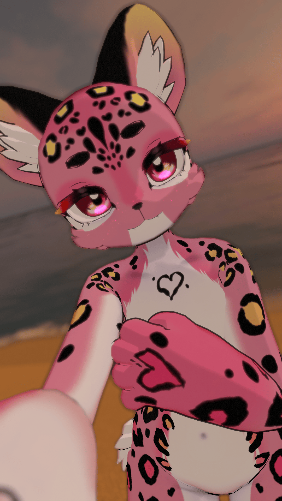 Deira Pink Leopard Texture