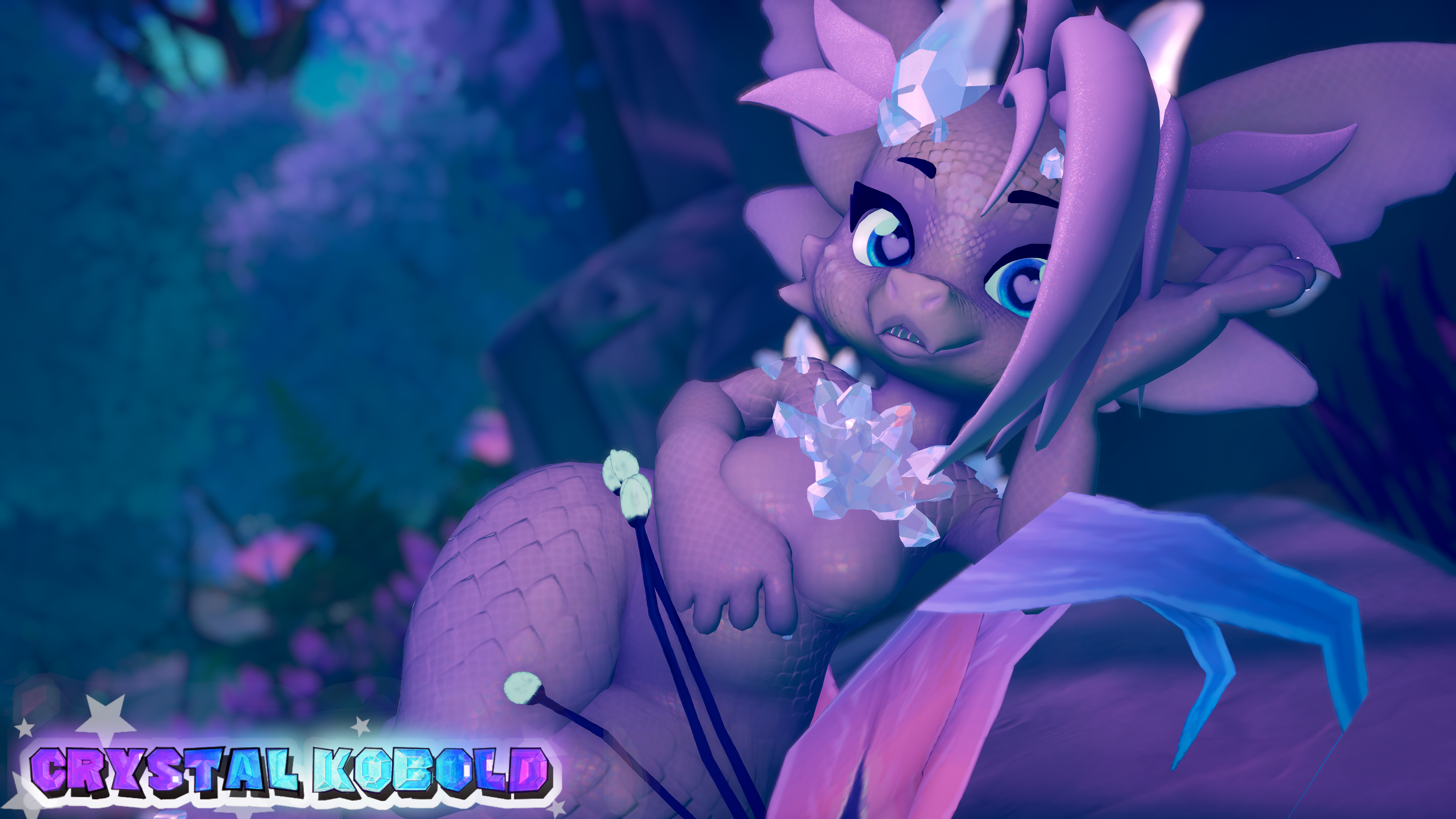 Crystal Kobold - PC and Quest VRC avatar
