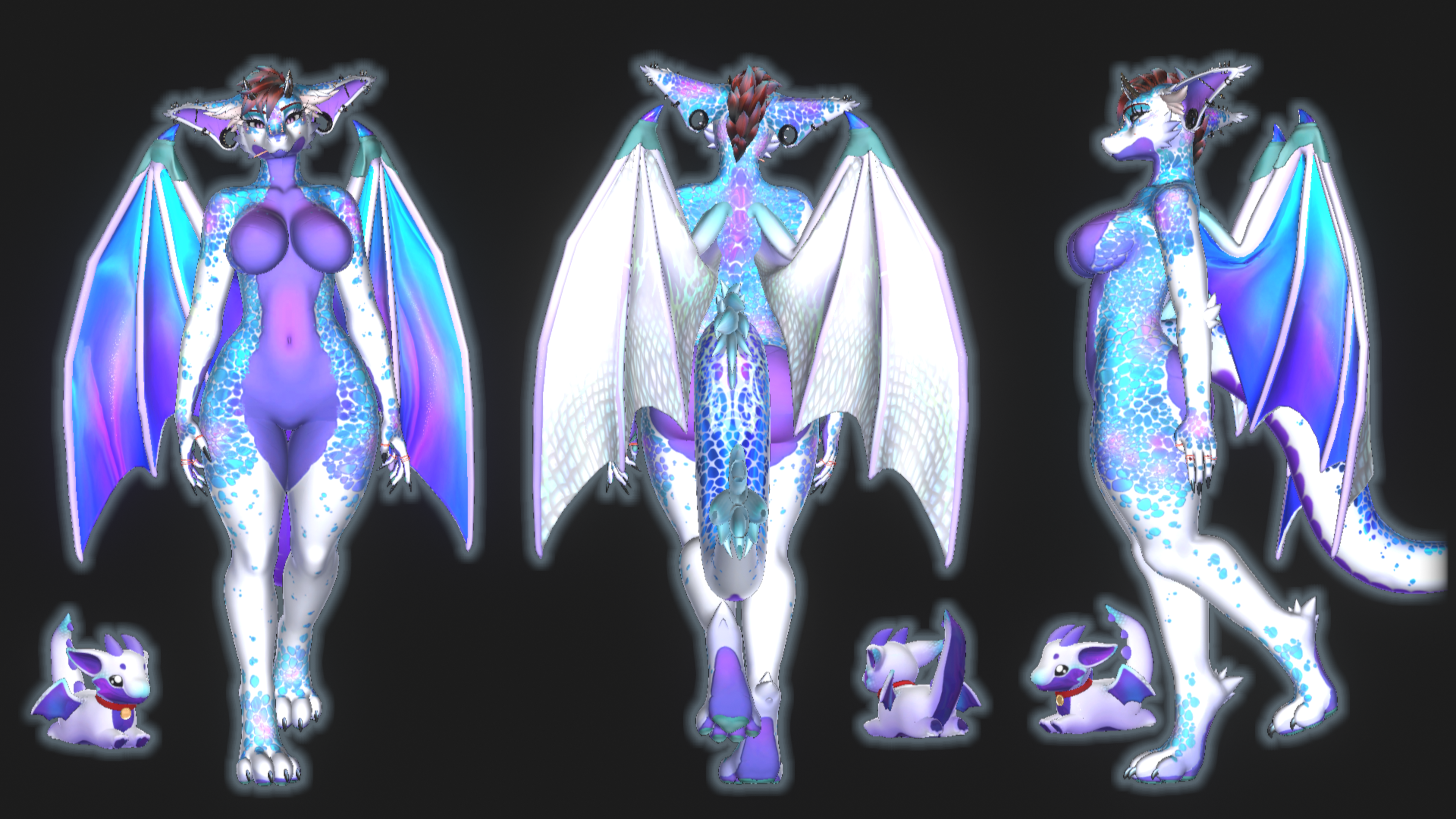Irridescent celeste texture