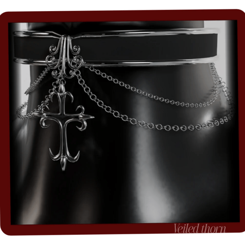 Gothic Cross choker