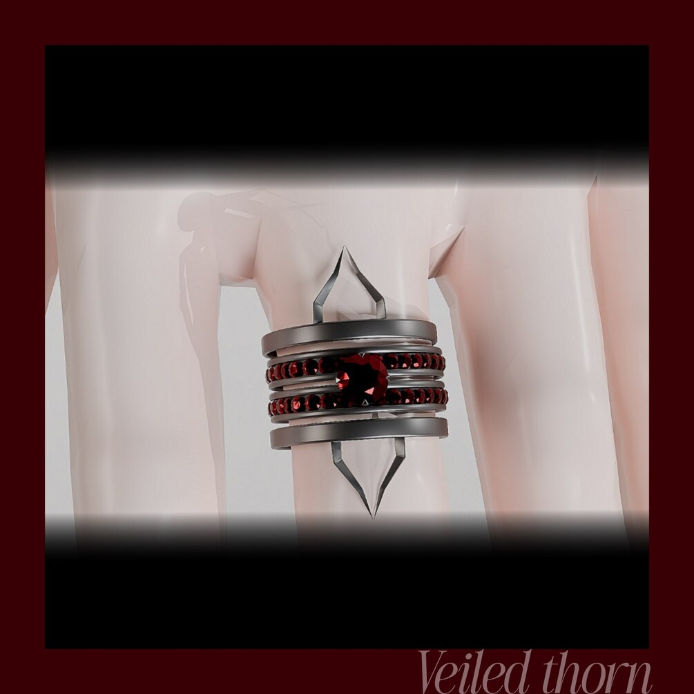 Red diamond ring