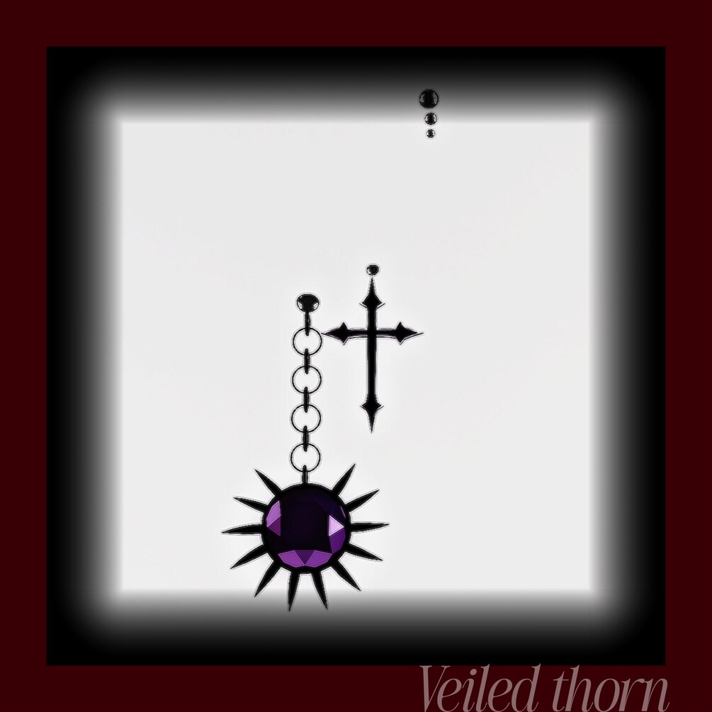 Cross Spike Earrings