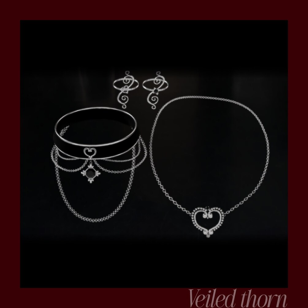 24 item accessory bundle (Goth theme)