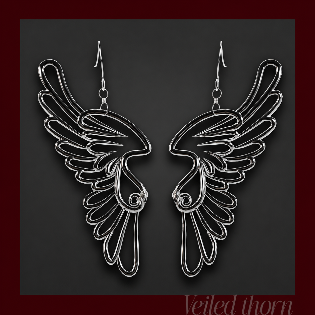 Gothic Wings Earrings