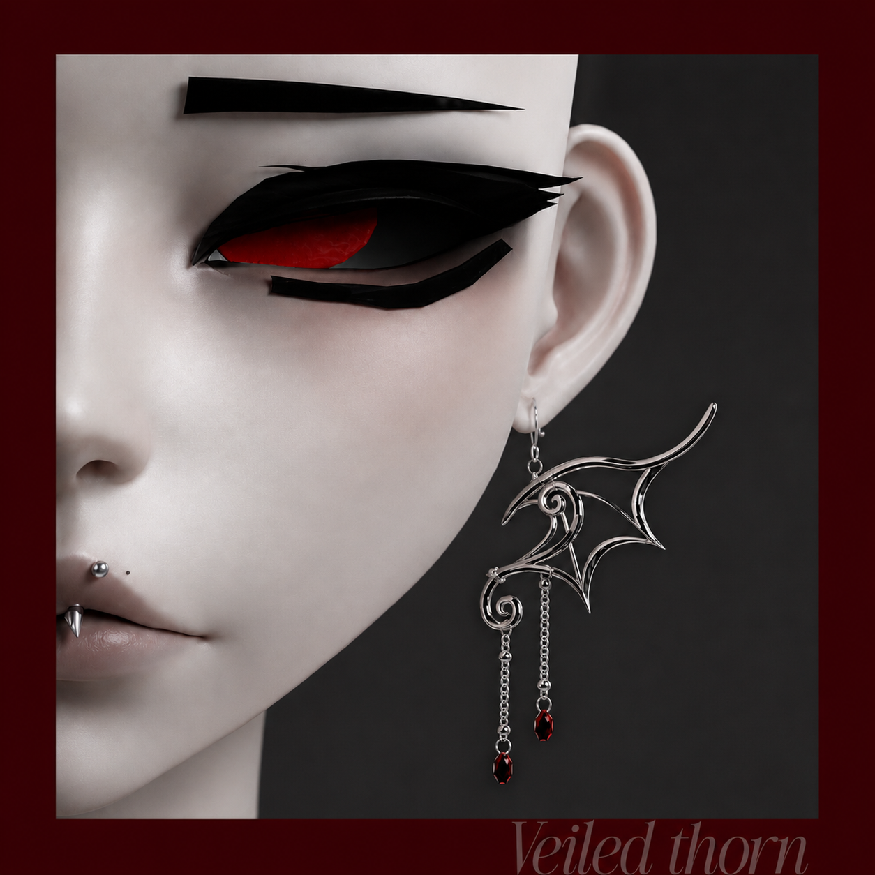 Gothic Wings Earrings