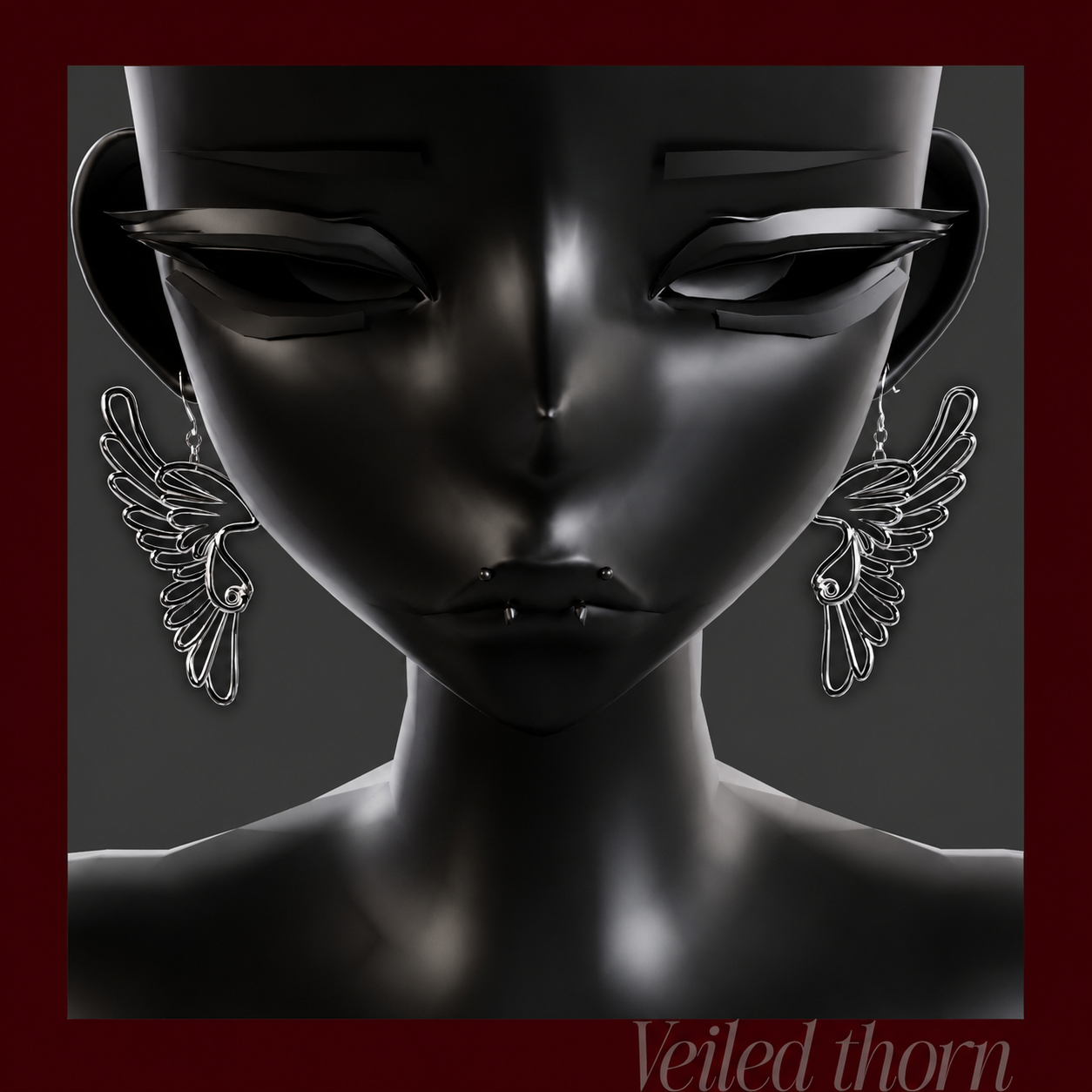 Gothic Wings Earrings