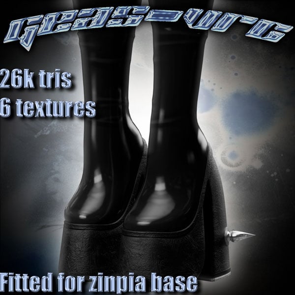 Latex boots !!