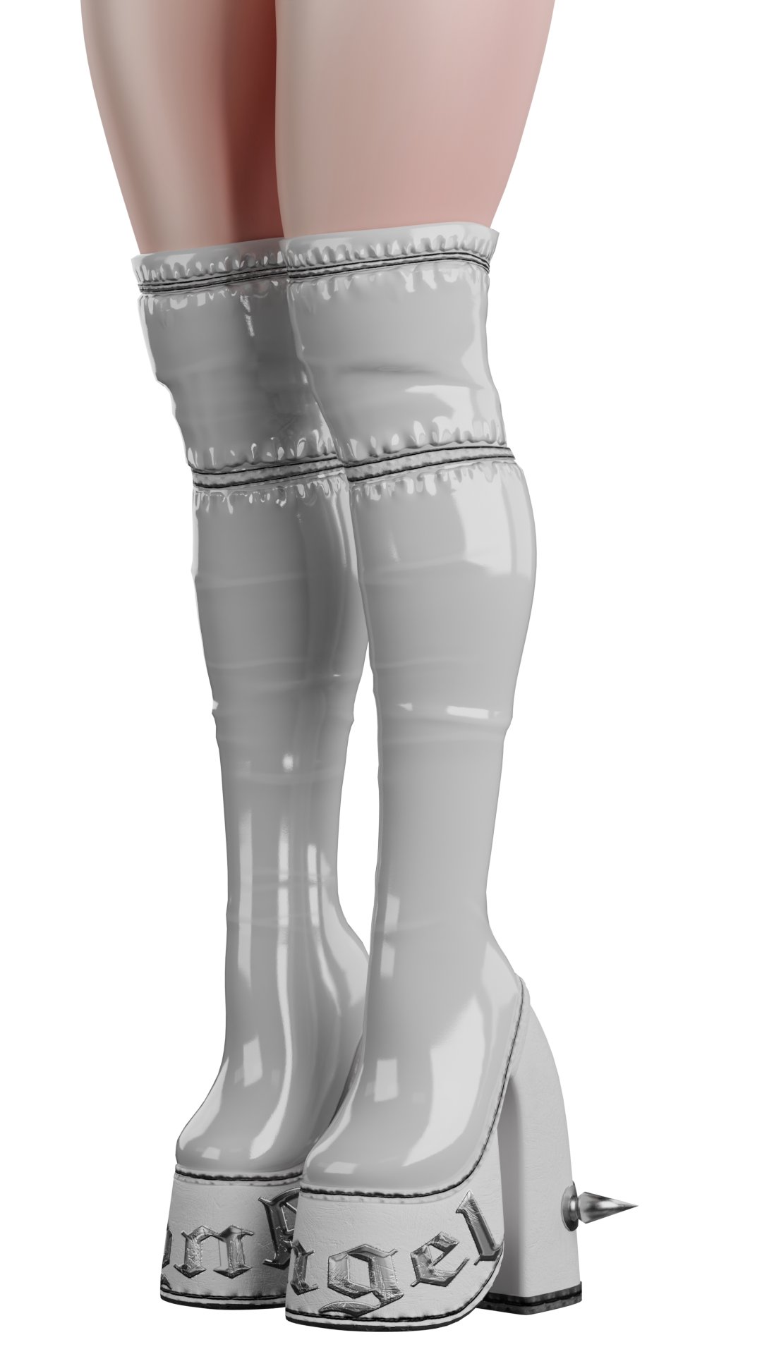 Latex boots !!