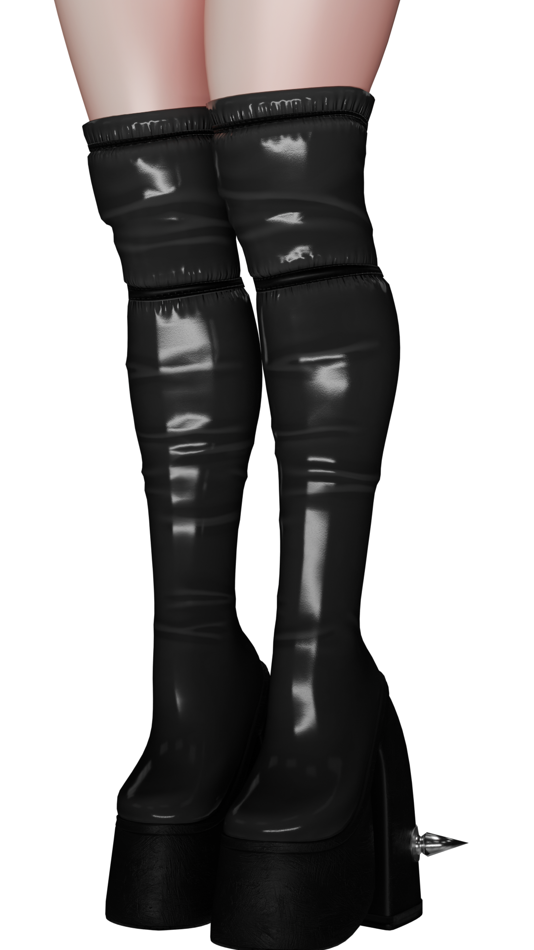 Latex boots !!