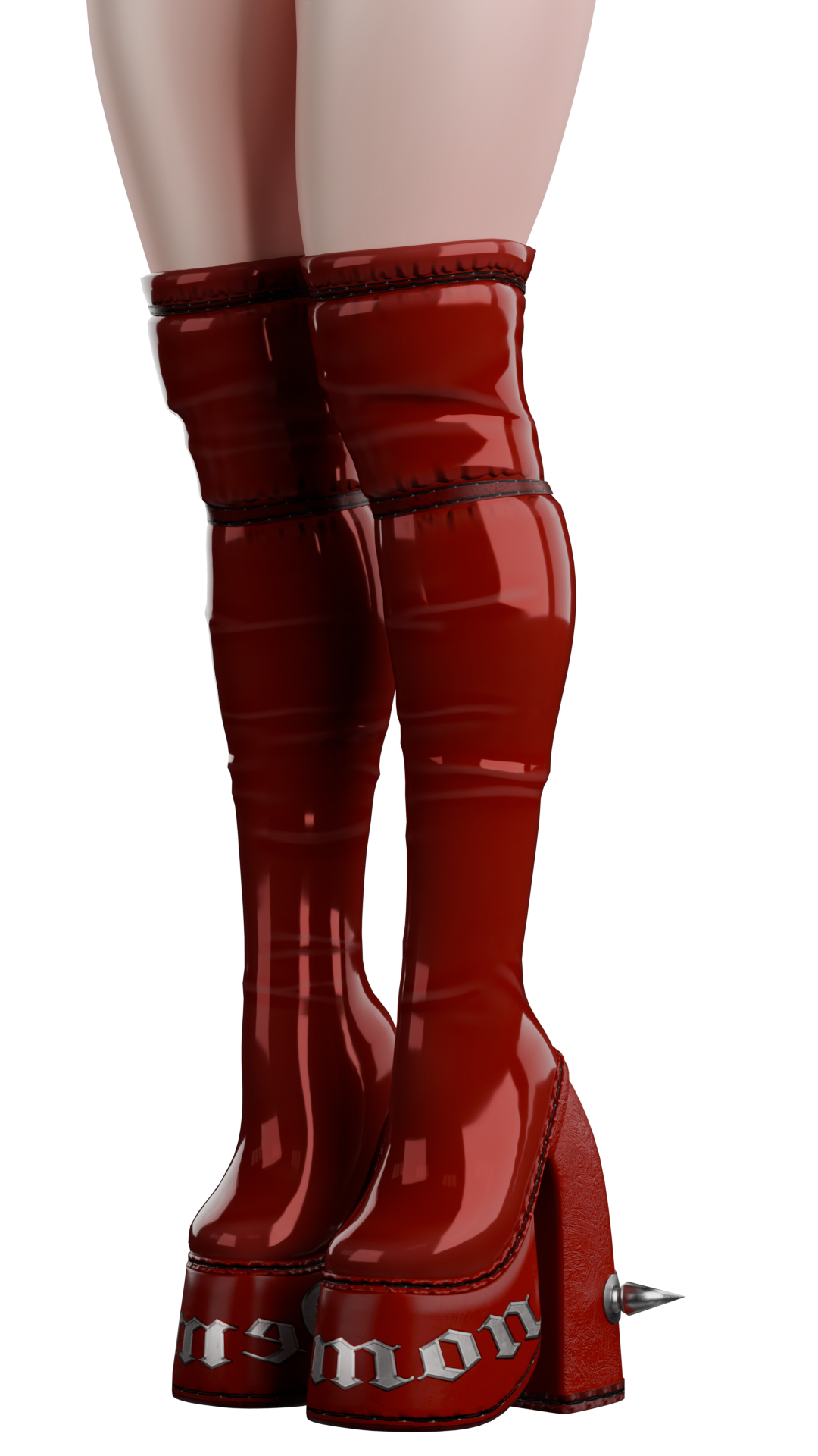 Latex boots !!
