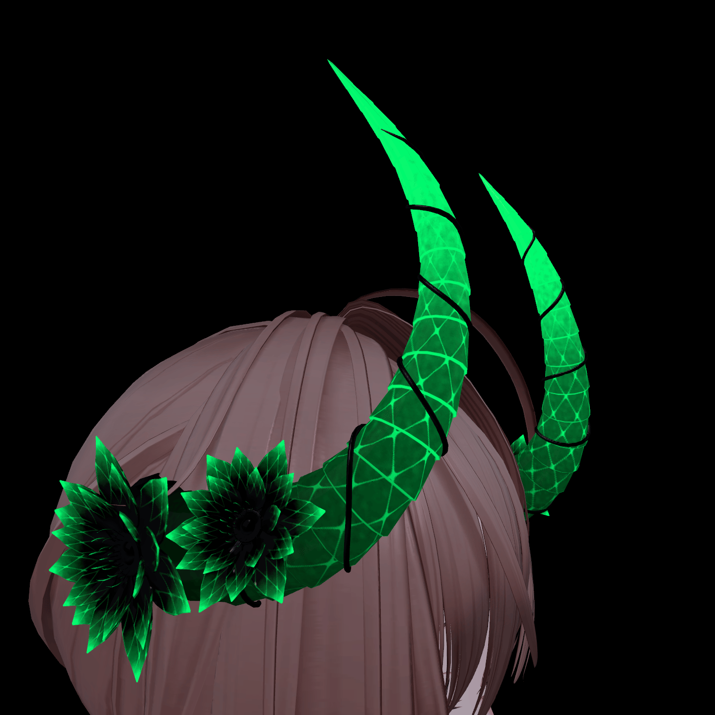 Floral Demonic Horns