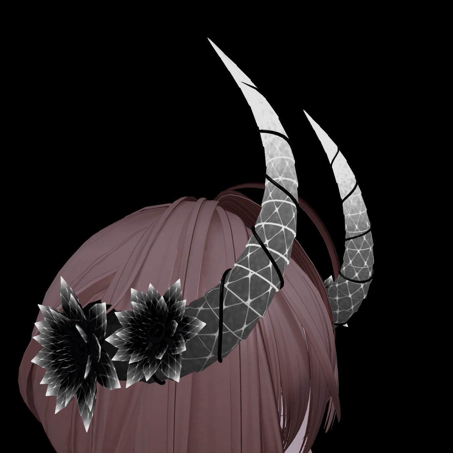 Floral Demonic Horns