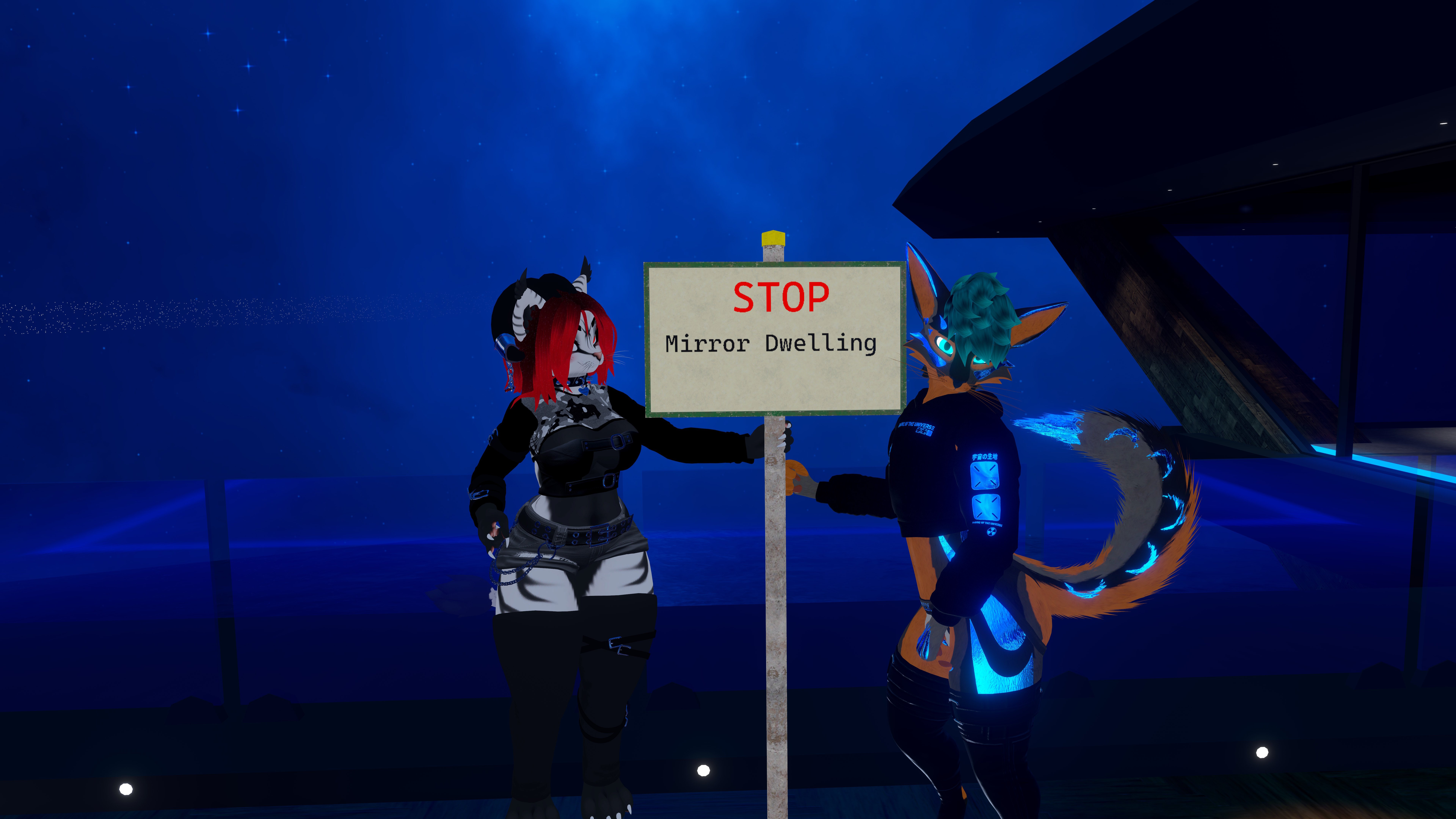 Customizable sign (VRChat avatar asset)