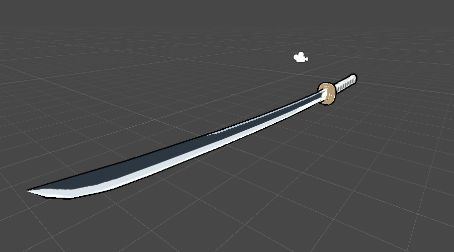 White Katana | VRChat Asset + Blend File