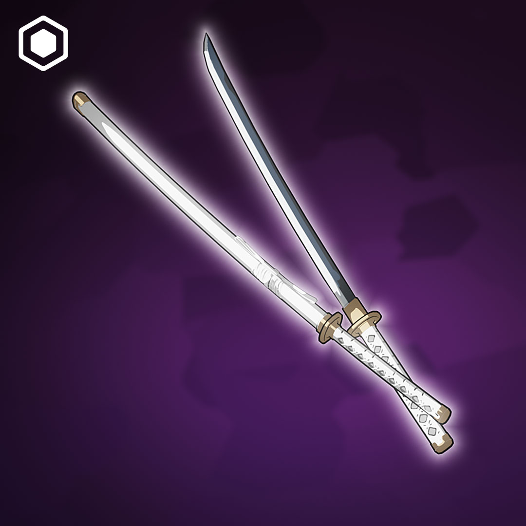 White Katana | VRChat Asset + Blend File
