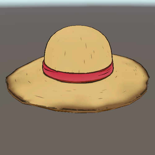 Straw Hat | VRChat Asset + Blend File