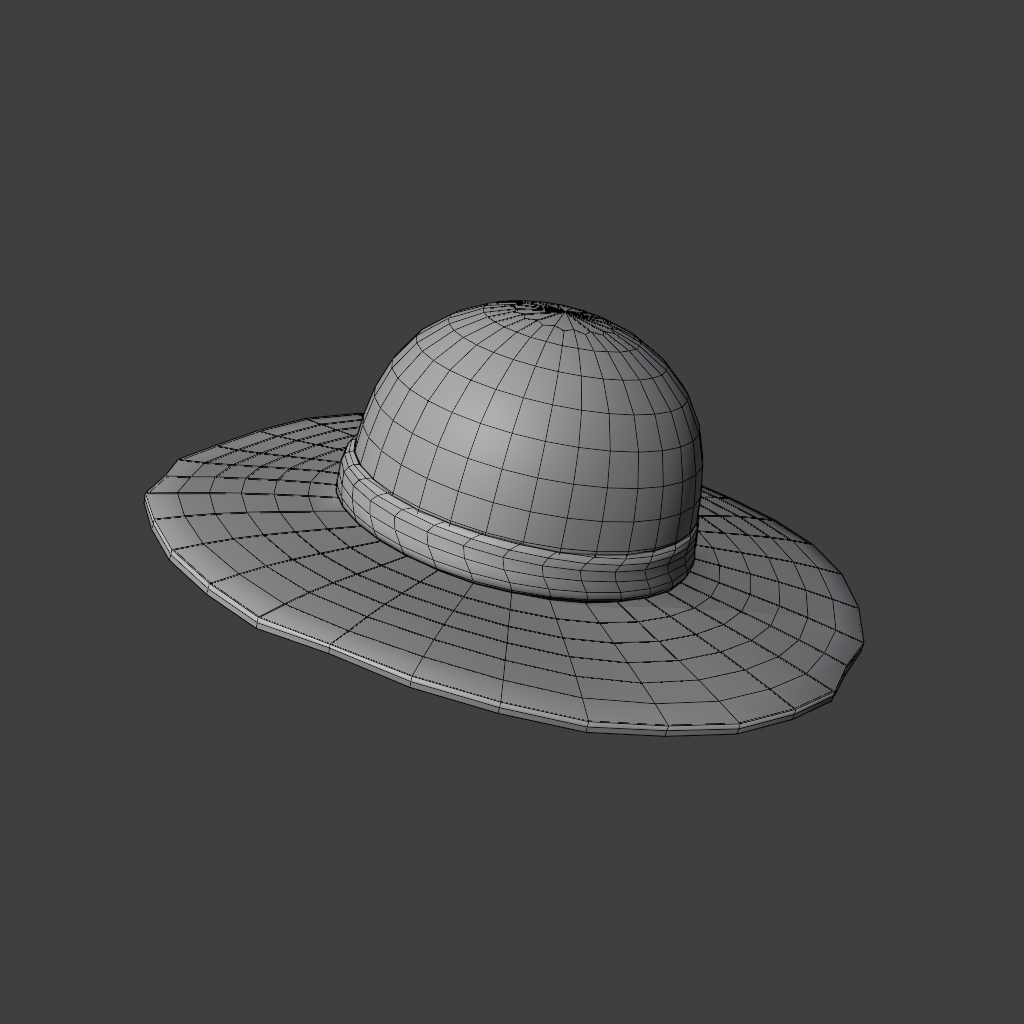 Straw Hat | VRChat Asset + Blend File