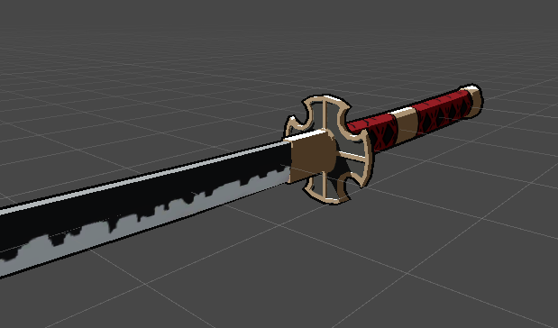 Red Katana | VRChat Asset + Blend File