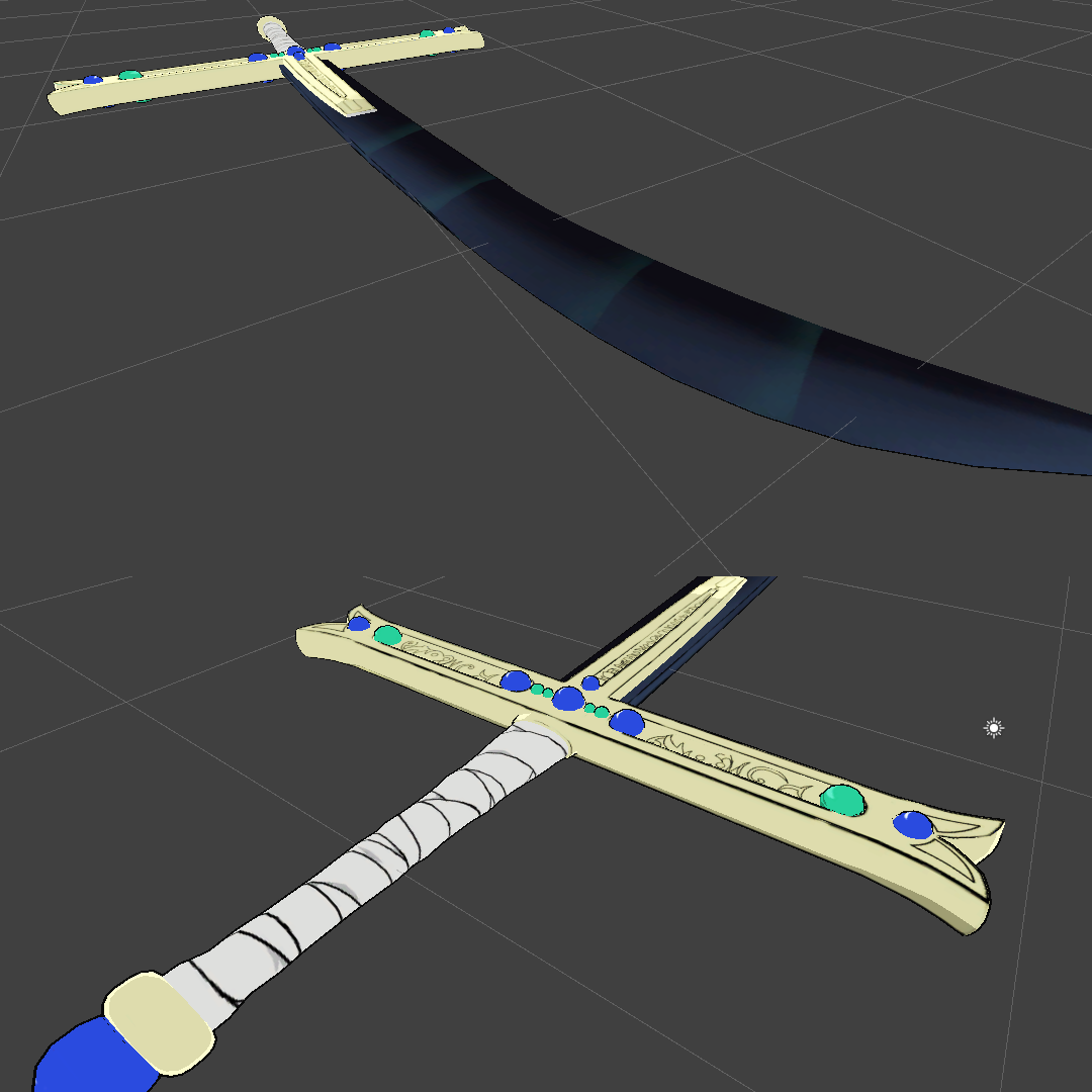 Black Blade | VRChat Asset + Blend File